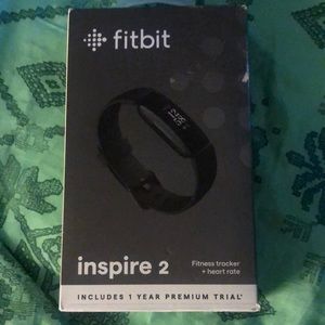 Open box Fitbit Inspire 2 Black fitness tracker + heart rate